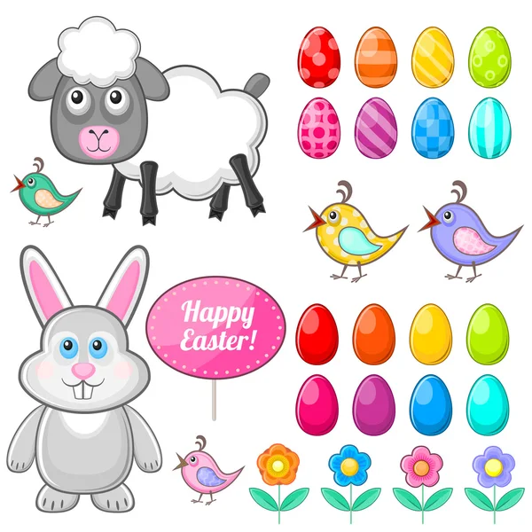 Traditional Easter symbols — Stock Vector