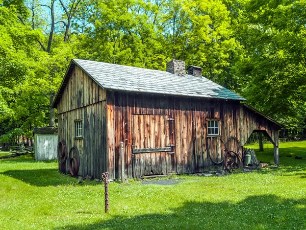 Gamla timmerstuga — Stockfoto