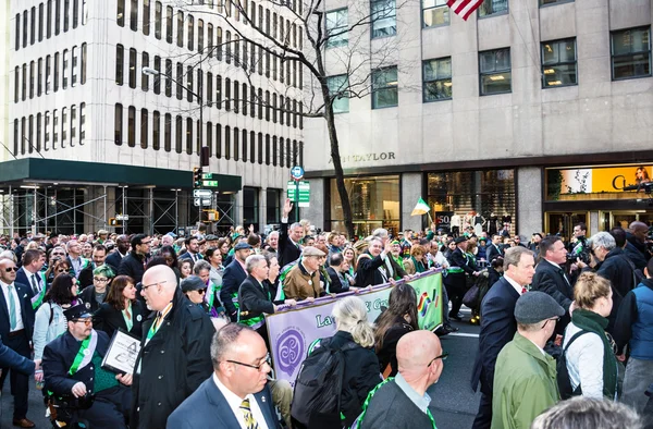 Der Marsch des lavendel-grünen Bündnisses — Stockfoto