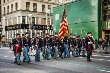 Vintage geçit töreninde askeri