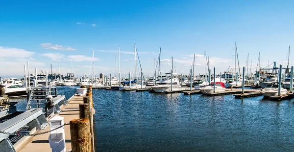 Marina Panorama přístavu Baltimore — Stock fotografie