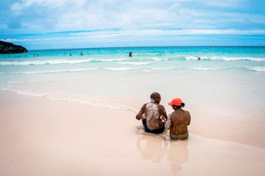 Sandy çift Bermuda