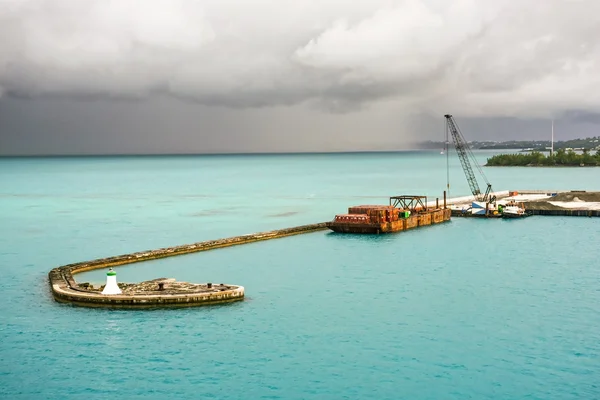 Cielos oscuros Kings Wharf — Foto de Stock