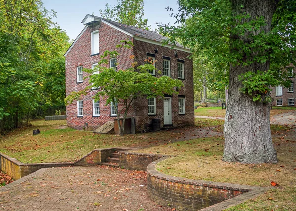 Historic 19Th Century Brick Building Allaire State Park Monmouth County — Stock Photo, Image