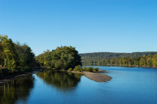 Malownicze rzeki Delaware — Zdjęcie stockowe