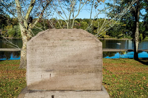 Original Washington Crossing Monument — Stock Photo, Image