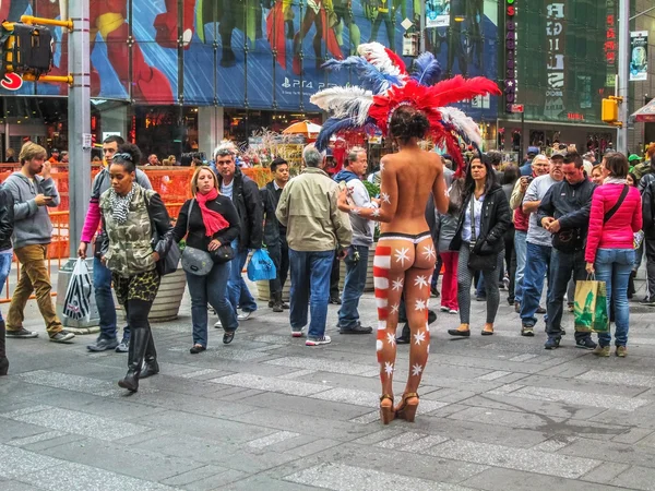 Tips in Times Square — Stock Photo, Image