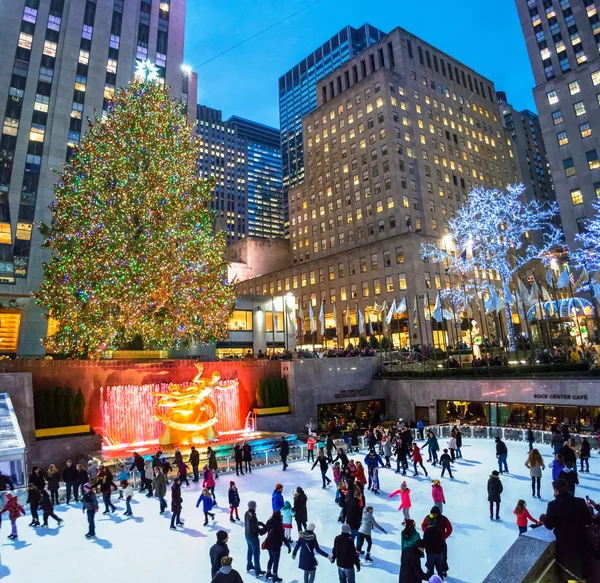 Rockefeller center2 представления — стоковое фото