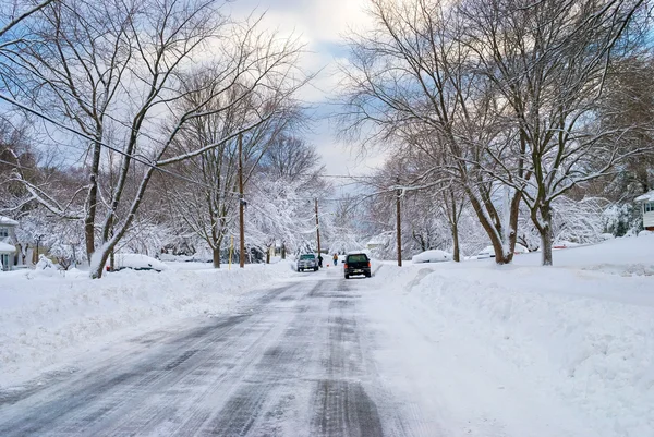 Plowed Street — Stock Photo, Image