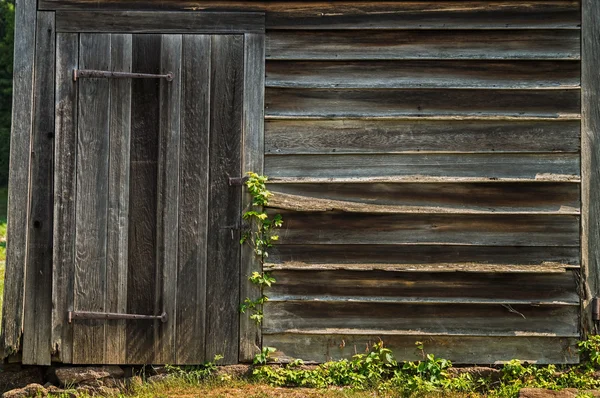 Weathered wood on  old shed — Stock Photo, Image