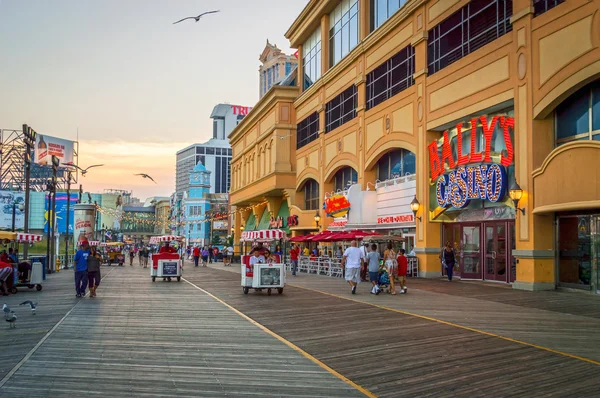 Západ slunce Atlantic City — Stock fotografie
