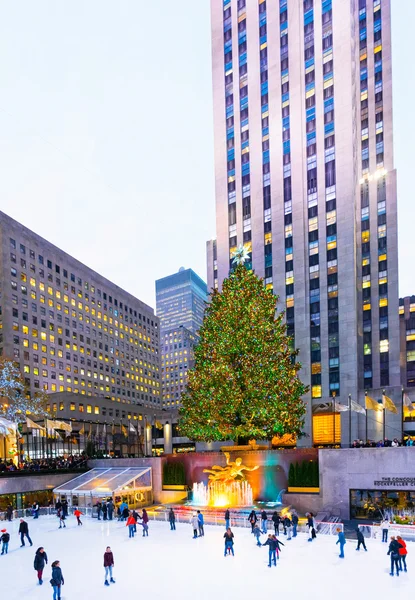 Widok Centrum Rockefellera — Zdjęcie stockowe