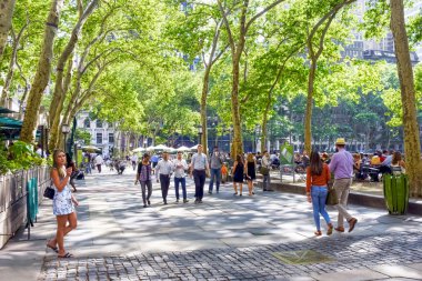 İlkbahar geç Bryant Park