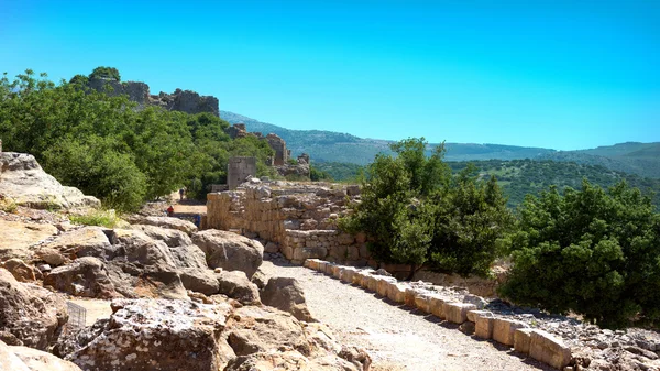 Nimrod Fortress - Wzgórza Golan — Zdjęcie stockowe