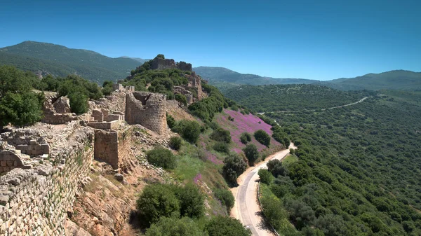 Fortaleza Nimrod - Alturas del Golán Imagen de stock