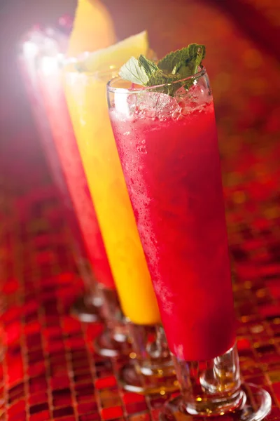 Homemade Lemonades on Bar — Stock Photo, Image