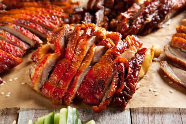 Pekin ördeği parşömen üzerine 