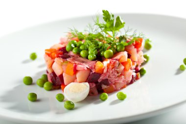 Pancar ve patates salatası