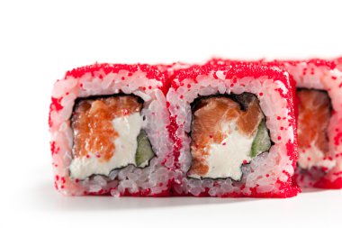 somon ve tobiko rulo