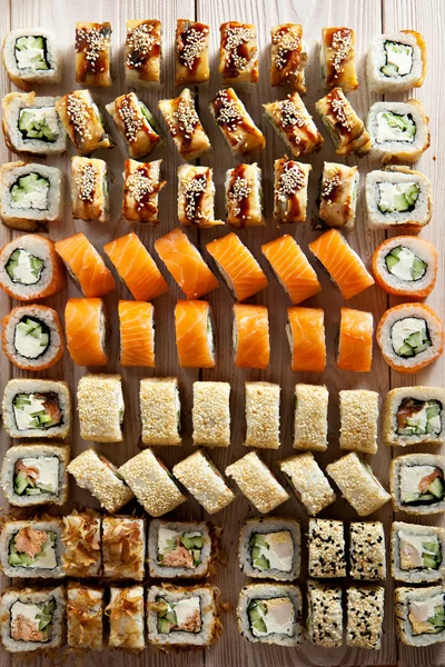 巻き寿司のセット — ストック写真