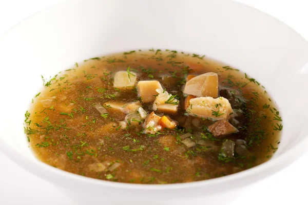 Mushroom Soup Bowl — Stock Photo, Image