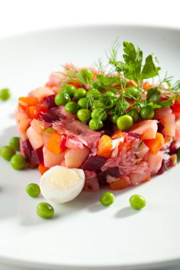 Pancar ve patates salatası