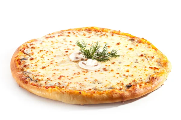 Cogumelos saborosos Pizza — Fotografia de Stock