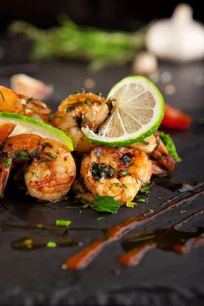 Hot Shrimp Appetizers — Stock Photo, Image
