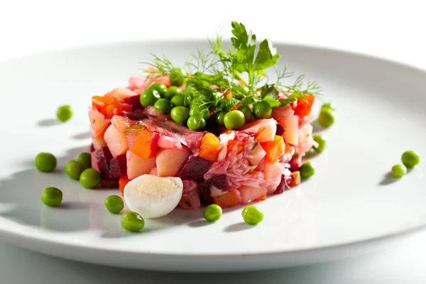 Beetroot and Potato Salad — Stock Photo, Image