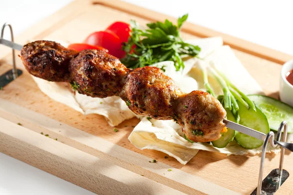 Spicy Chicken Kebab — Stock Photo, Image