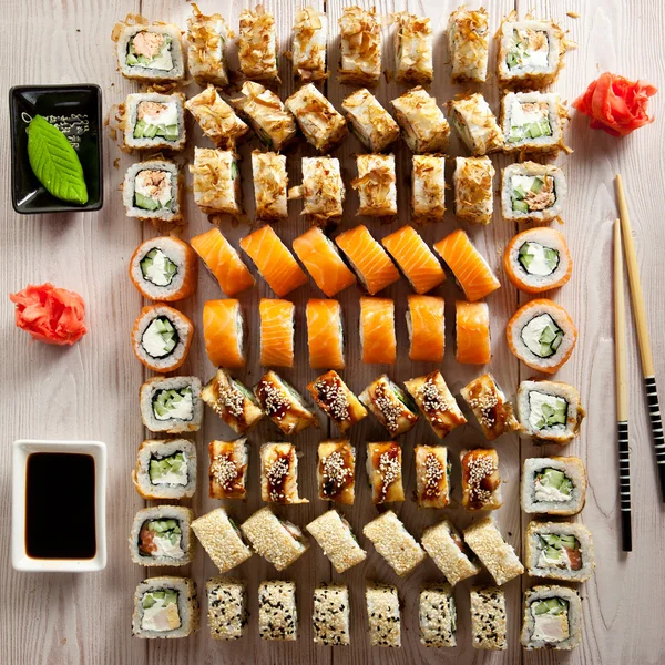 Set di sushi Maki — Foto Stock