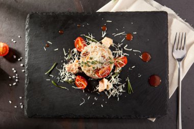 Gurme deniz ürünleri Risotto