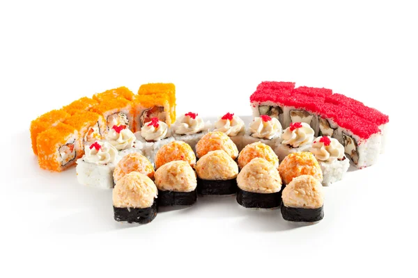 Sushi Set over White — Stock Photo, Image