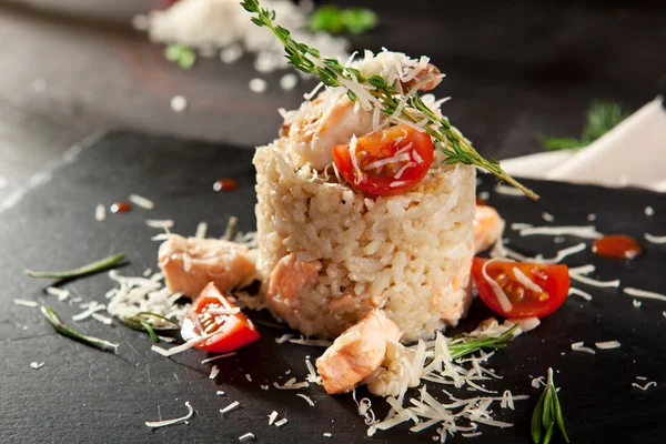 Risotto de mariscos gourmet — Foto de Stock