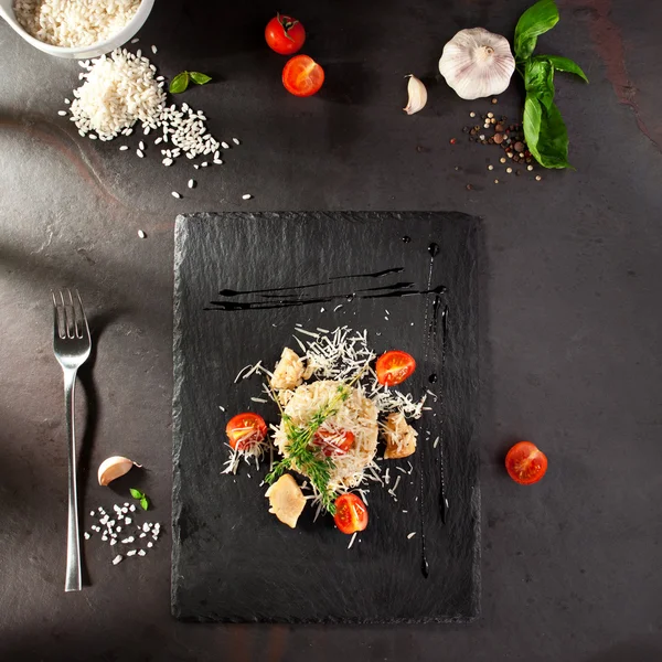 Risotto hongo gourmet — Foto de Stock