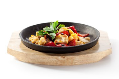 Asya tarzı tavuk kizartma