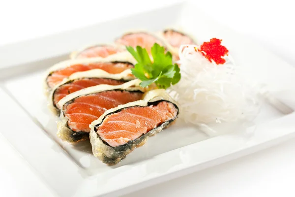 Nori Wrapped Salmon — Stock Photo, Image
