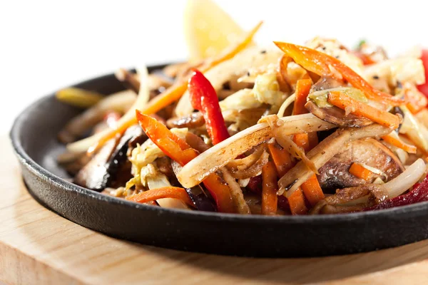 Asiatisk stil vegetabiliska stek — Stockfoto