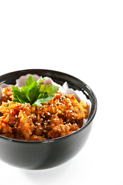 Chicken Karaage Bowl — Stock Photo, Image