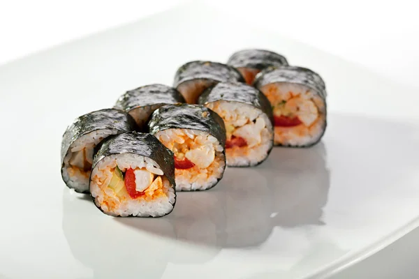 Maki sushi rolka — Stock fotografie
