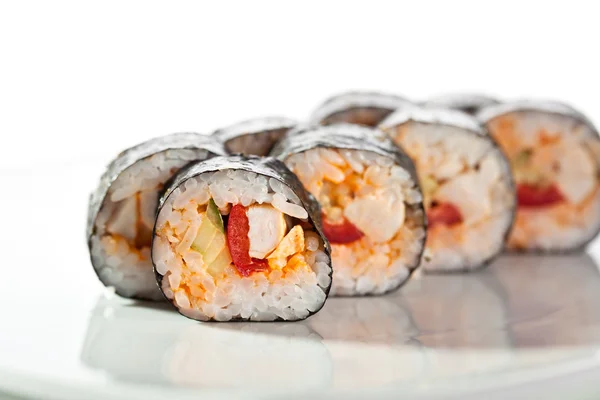 Rolo de sushi maki — Fotografia de Stock