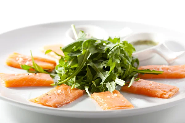 Fresh Salmon Carpaccio — Stock Photo, Image