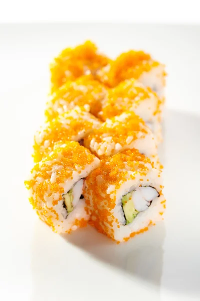 Tobiko Sushi Roll — Stock Photo, Image