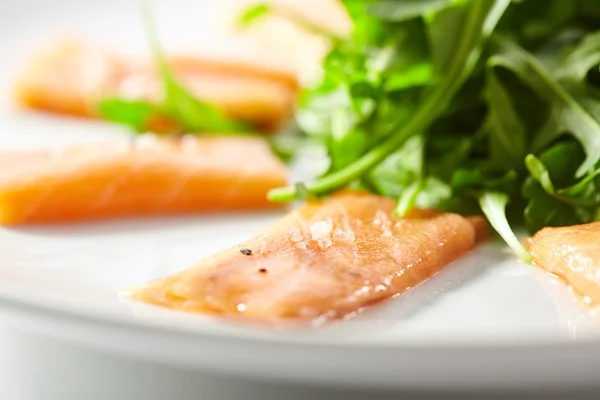 Fresh Salmon Carpaccio — Stock Photo, Image