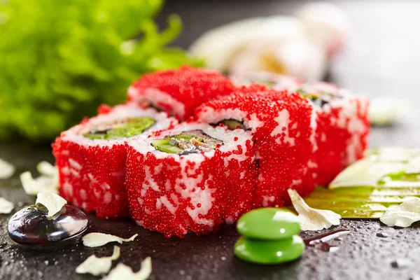 Mussel Sushi Roll — Fotografie, imagine de stoc