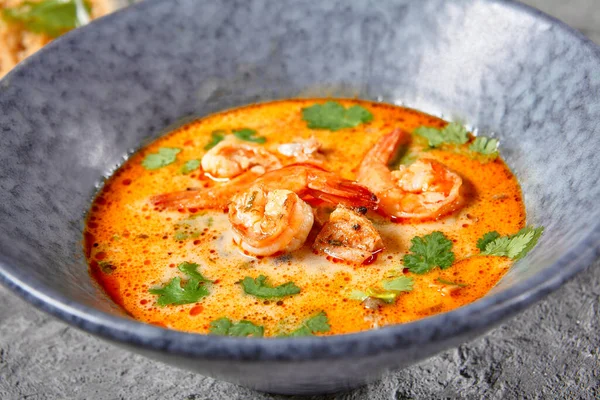 Tom Yum Oder Tom Yam Suppe Hot Sour Thai Suppe — Stockfoto
