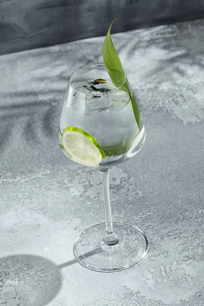 Asian Gin Tonik Koktajl Dla Stylu Życia Projektowania Letni Koktajl — Zdjęcie stockowe