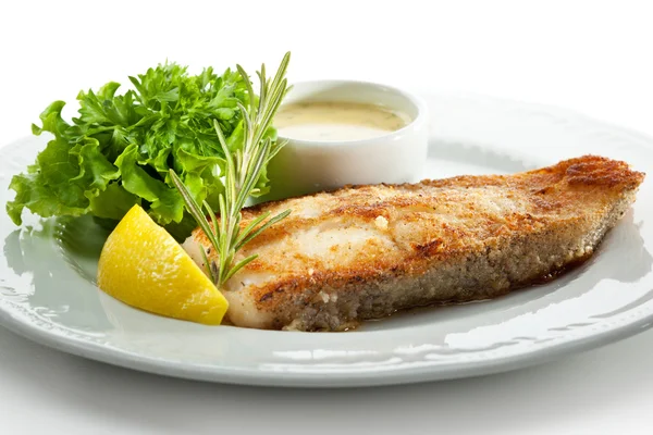 Gebratener Fisch — Stockfoto