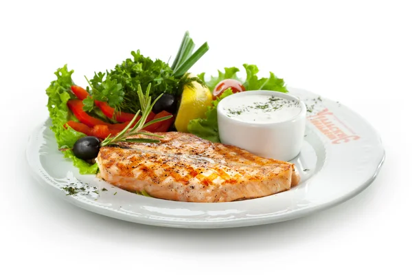 Salmon Steak — Stock Photo, Image