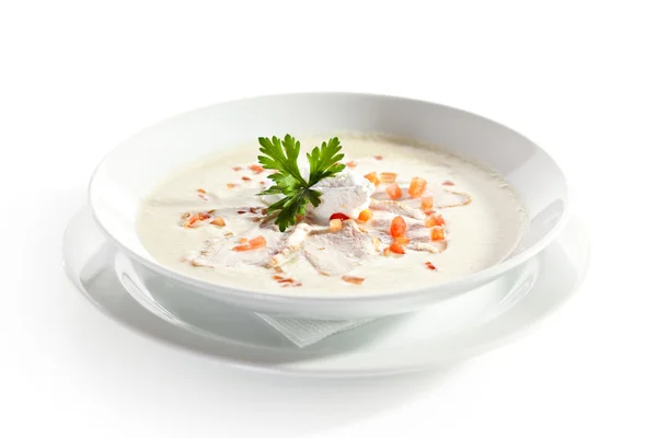 Sahnesuppe — Stockfoto